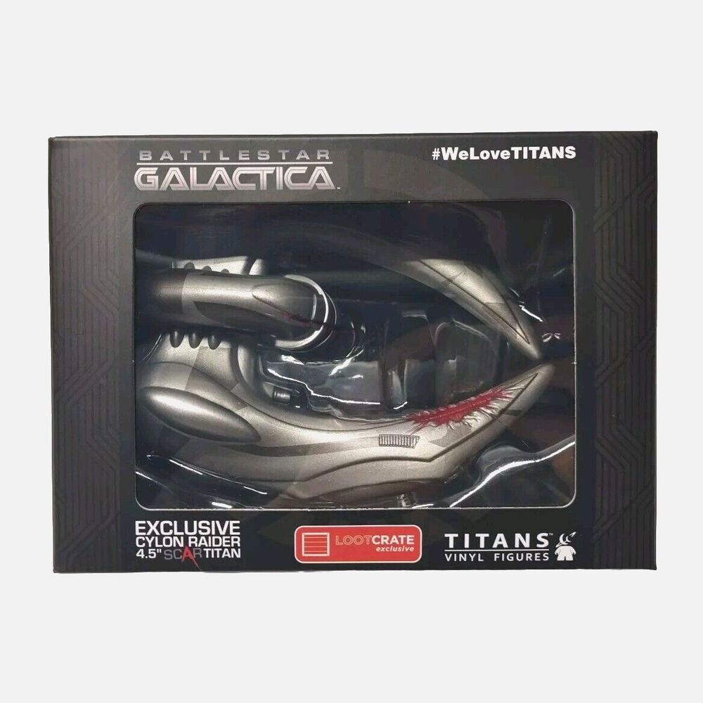 Battlestar Galactica Cylon Raider 4.5" Titans Vinyl Figure Loot Crate 2020 NIB